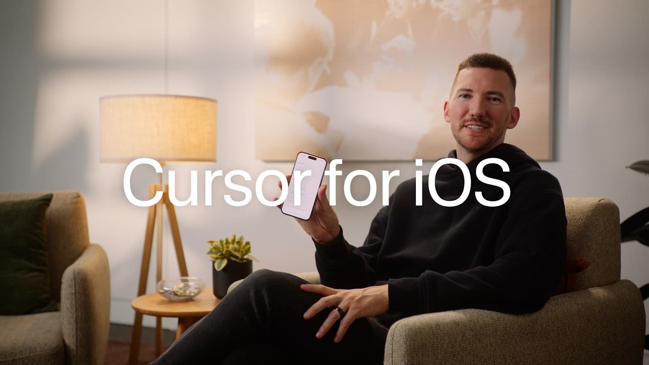 Cursor가 iOS 앱을 내놨다: 휴대폰에서 코딩 에이전트를 원격 조종하는 세 가지 방법 영상 대표 이미지