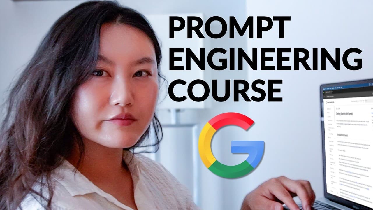 구글 프롬프트 엔지니어링 9시간 강의 핵심 요약: 5단계 프레임워크부터 AI 에이전트까지 영상 대표 이미지