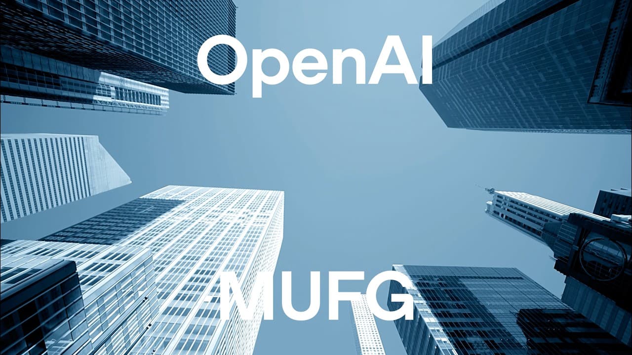일본 최대 은행 MUFG, ‘AI 네이티브’ 기업을 향해: 오픈AI와의 협업 사례 영상 대표 이미지