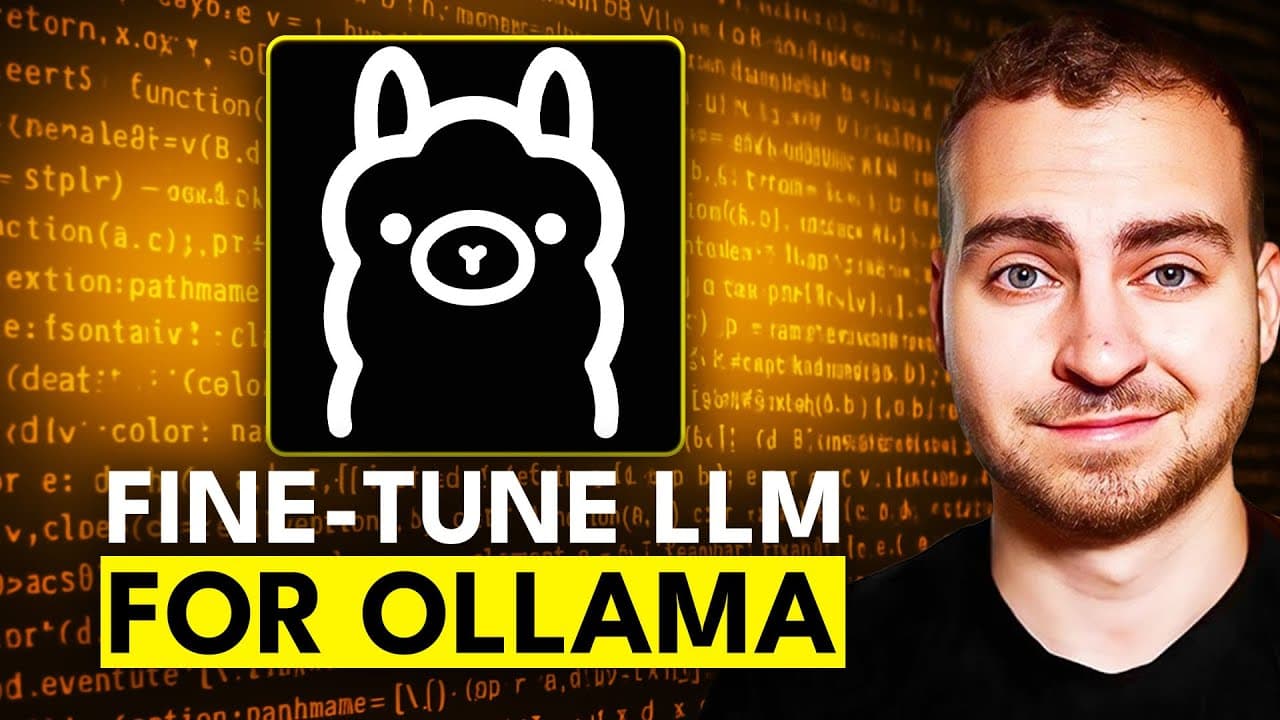 내 데이터로 LLM 파인튜닝하기: Unsloth와 Ollama로 로컬에서 실행하는 법 영상 대표 이미지