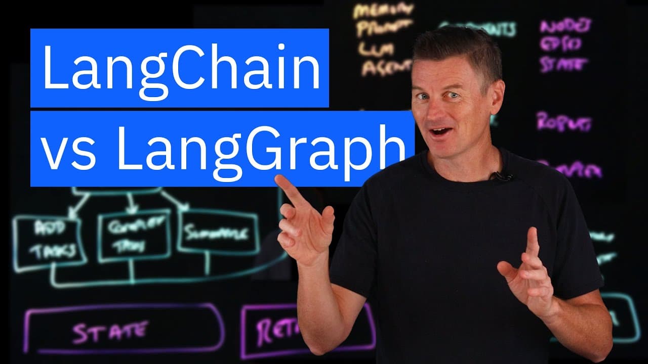 LangChain과 LangGraph는 어떻게 다른가: 두 LLM 프레임워크 비교 영상 대표 이미지