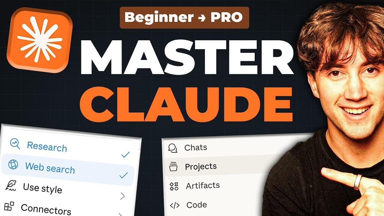 Claude를 개인 비서로: 프롬프트부터 스킬·커넥터까지 전 기능 활용법 영상 대표 이미지