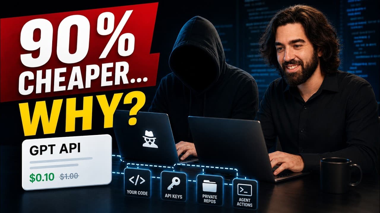 90% 싼 AI API의 진짜 청구서 — 값싼 중계 서버가 당신의 코딩 에이전트를 들여다본다 영상 대표 이미지