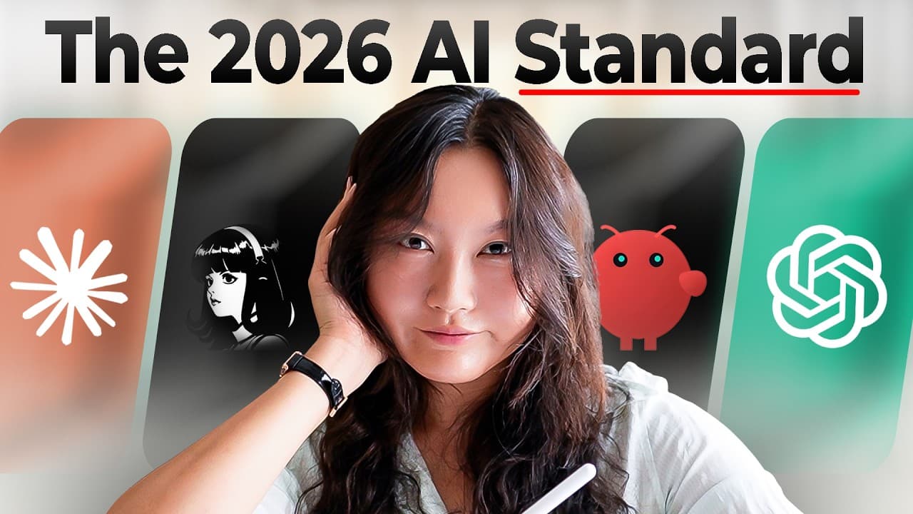 2026년 꼭 갖춰야 할 AI 스킬: 기초부터 고급까지 로드맵 영상 대표 이미지