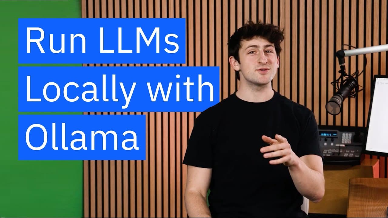 내 노트북에서 대형 언어모델 돌리기: Ollama로 시작하는 로컬 AI 영상 대표 이미지
