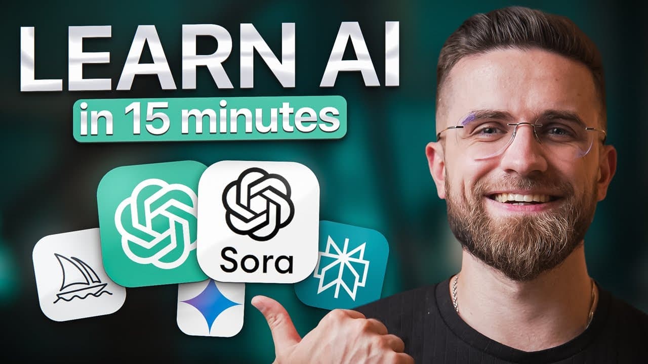 AI 도구 완전 정복: LLM·이미지·음성·영상·생산성 도구가 작동하는 원리 영상 대표 이미지