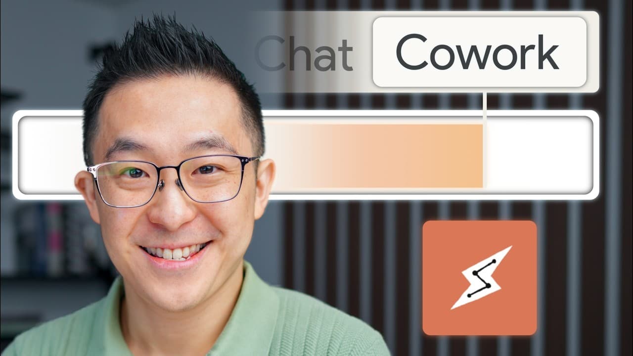 챗봇을 넘어선 클로드 코워크, 내 컴퓨터에서 직접 일하는 7가지 핵심 기능 영상 대표 이미지