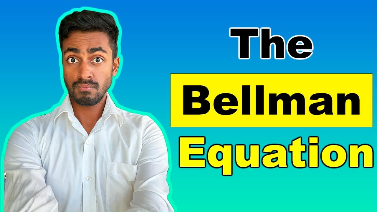 벨만 방정식(Bellman Equation)이란? 강화학습 가치 함수의 재귀적 핵심 영상 대표 이미지