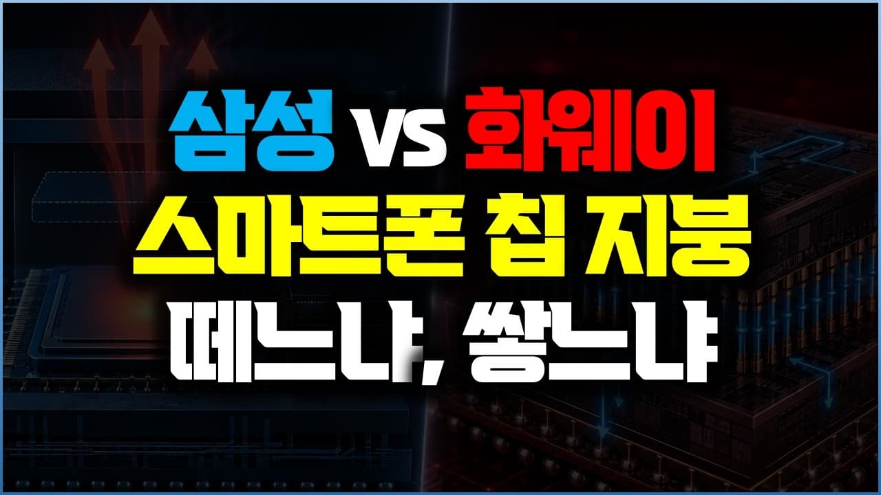 삼성은 메모리를 떼고 화웨이는 회로를 접는다: 스마트폰 칩 발열 전쟁의 정반대 해법 영상 대표 이미지