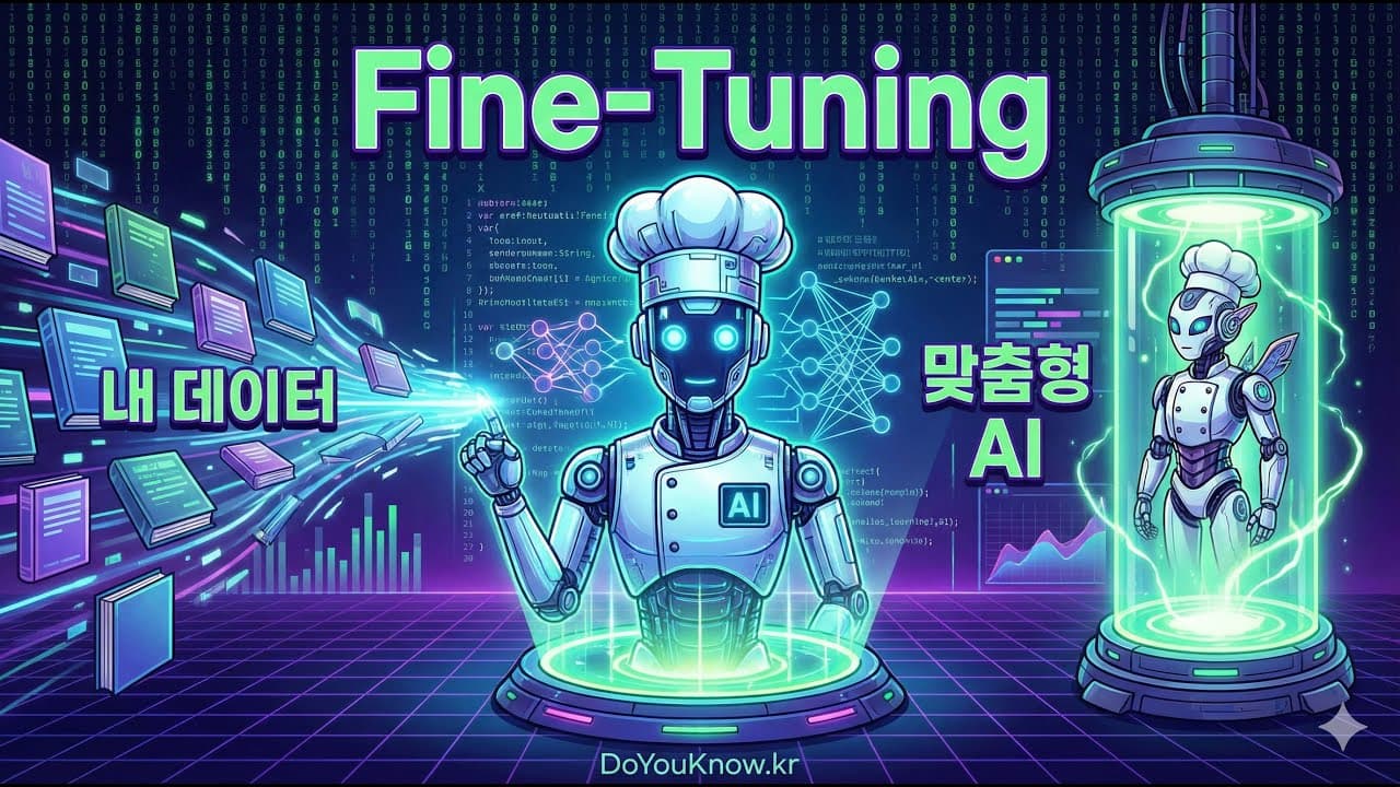 파인튜닝은 더 이상 큰 회사만의 일이 아니다, LoRA와 QLoRA가 바꾼 진입 장벽 영상 대표 이미지