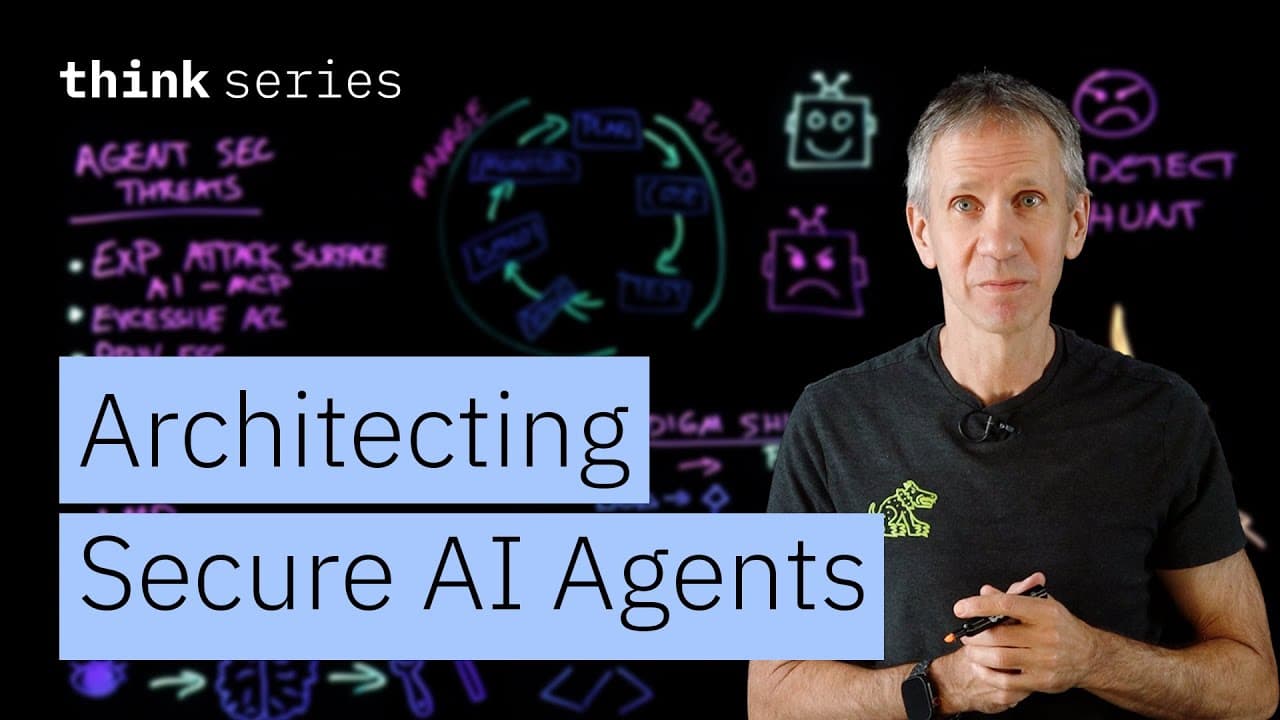 AI 에이전트를 안전하게 설계하는 법, IBM·앤스로픽 가이드가 짚은 위협과 통제 영상 대표 이미지