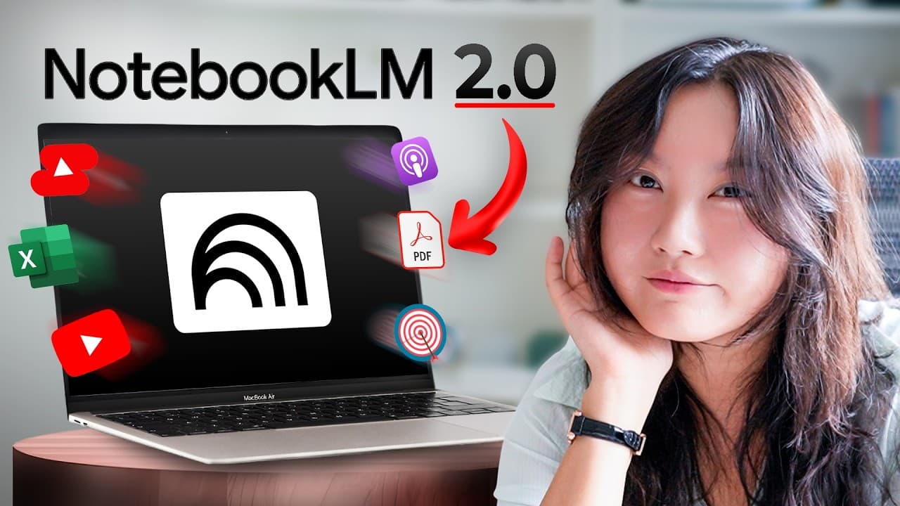 구글 노트북LM 2.0, 단순 자료조사 도구에서 분석·콘텐츠 제작 워크스페이스로 영상 대표 이미지