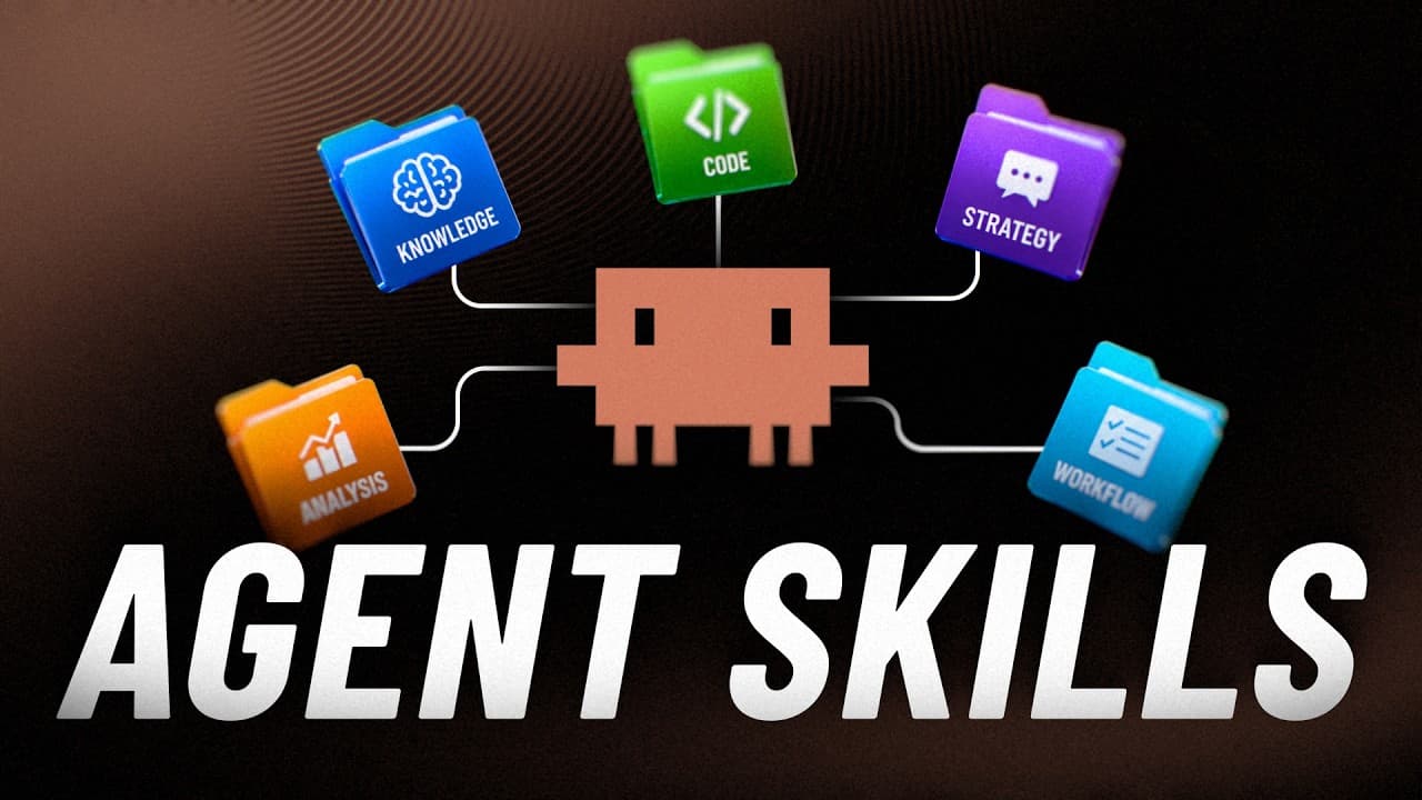 AI 에이전트가 '모범 사례'를 따르게 만드는 방법: 필요할 때만 불러오는 스킬(Skills) 영상 대표 이미지