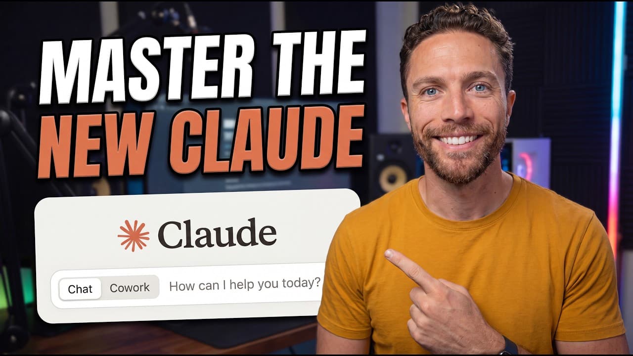 완전히 달라진 Claude, 채팅과 코워크부터 구분하자 영상 대표 이미지