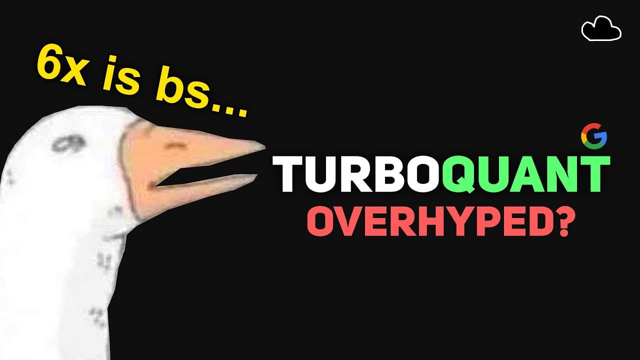구글 TurboQuant의 '메모리 6배 절감', 비교 기준을 열어보니 영상 대표 이미지