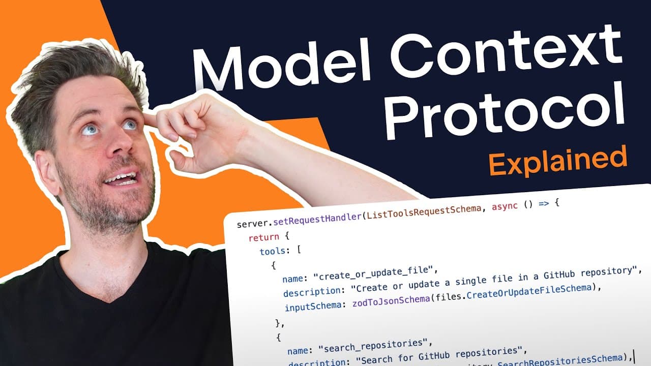 MCP(모델 컨텍스트 프로토콜)란 무엇인가 — GitHub 예제로 이해하는 작동 원리 영상 대표 이미지