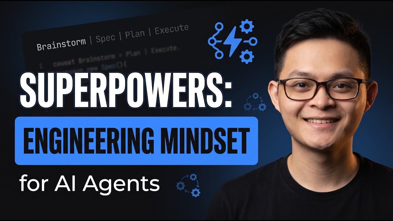 AI 코딩 에이전트에 '설계하는 습관'을 심는 법: Superpowers 플러그인 영상 대표 이미지