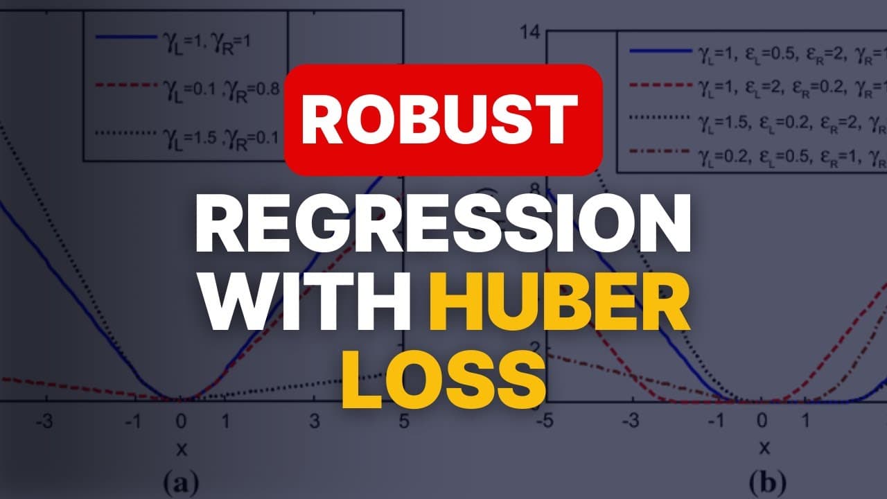 이상치에 강한 회귀: 후버 손실(Huber Loss)로 선형회귀의 약점 보완하기 영상 대표 이미지